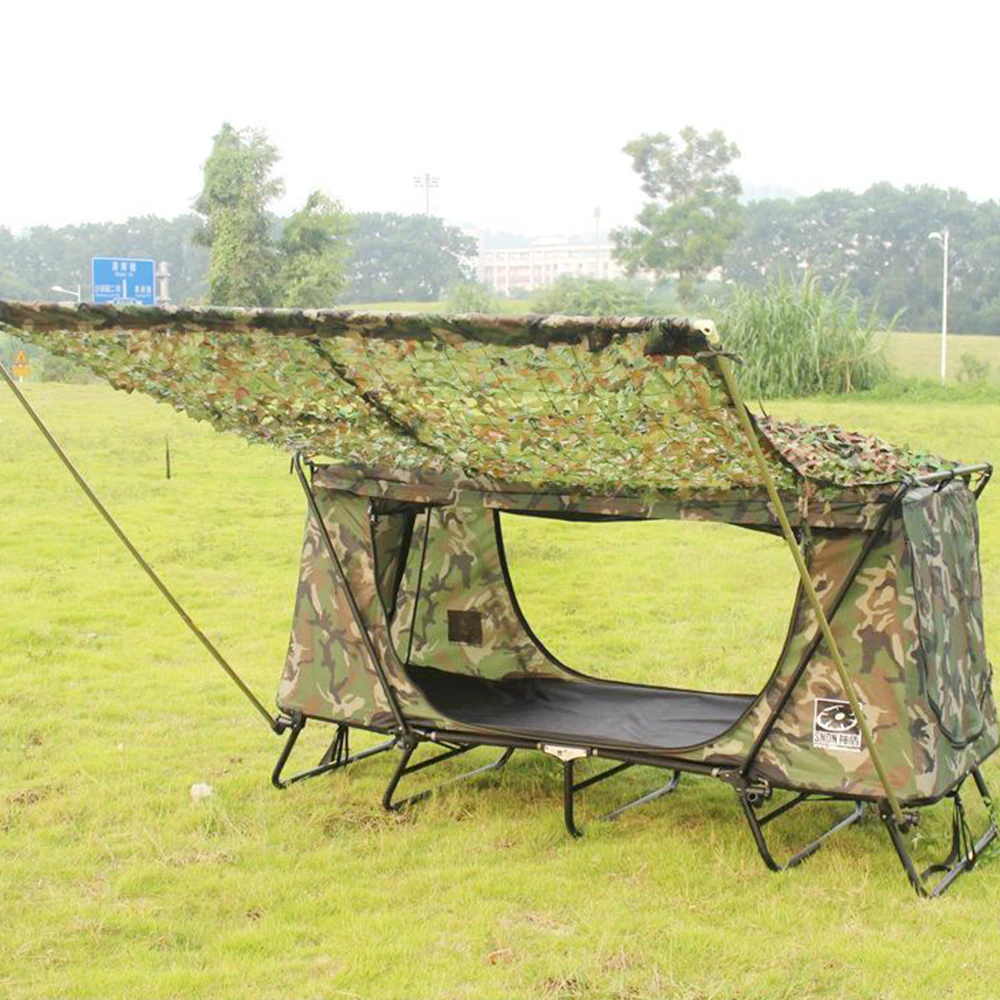 Cheap Goat Tents Outdoor Single Layer Hunting Military Camouflage Nets Army Training Camo Netting Car Covers Tent Shade Camping Sun Shelter Sun Shelter 